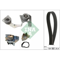 Water pump and timing belt set