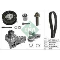 Water pump and timing belt set