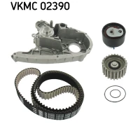 Water pump and timing belt set