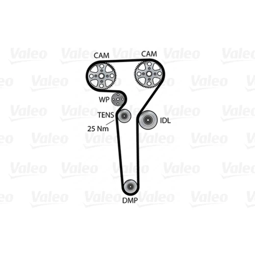 WATER PUMP AND TIMING BELT SET - 1