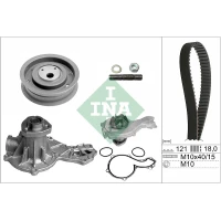 Water pump and timing belt set