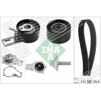 Water pump and timing belt set