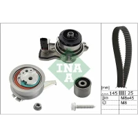 Water pump and timing belt set