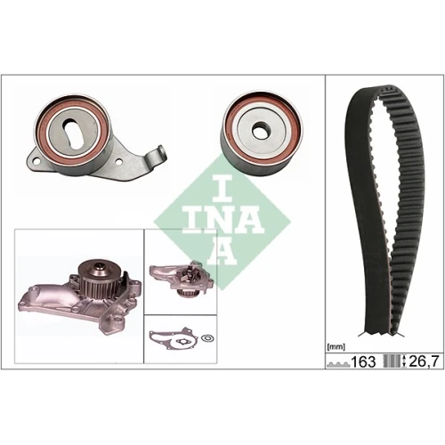 WATER PUMP AND TIMING BELT SET - 0