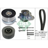 Water pump and timing belt set