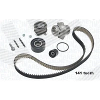 Water pump and timing belt set