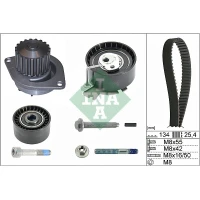 Water pump and timing belt set