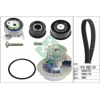 Water pump and timing belt set