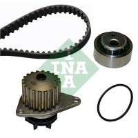 Water pump and timing belt set