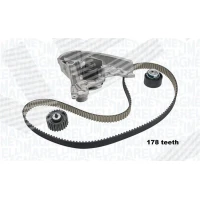 Water pump and timing belt set