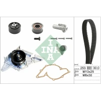 Water pump and timing belt set