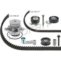 Water pump and timing belt set