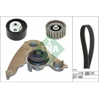 Water pump and timing belt set