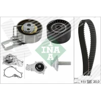 Water pump and timing belt set