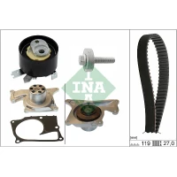 Water pump and timing belt set