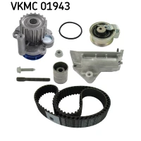 Water pump and timing belt set