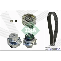 Water pump and timing belt set