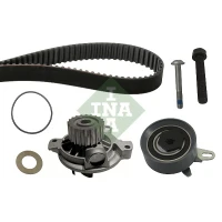 Water pump and timing belt set