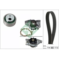 Water pump and timing belt set