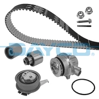 Water pump and timing belt set