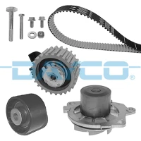 Water pump and timing belt set