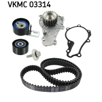 Water pump and timing belt set