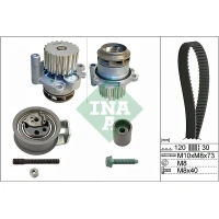 Water pump and timing belt set