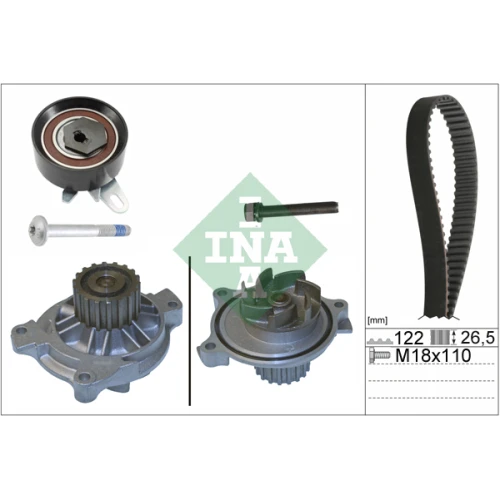 WATER PUMP AND TIMING BELT SET - 0