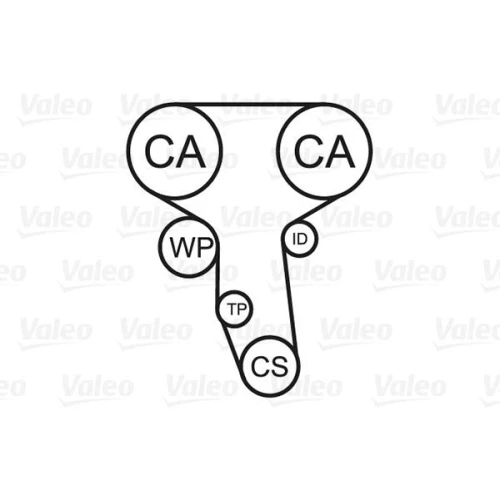 WATER PUMP AND TIMING BELT SET - 1