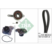 Water pump and timing belt set