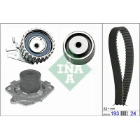 Water pump and timing belt set