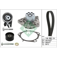 Water pump and timing belt set