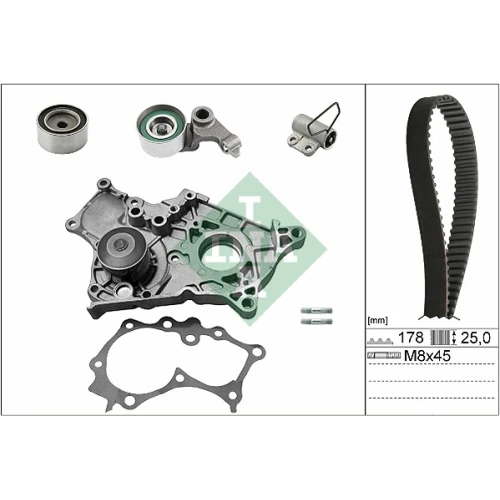 WATER PUMP AND TIMING BELT SET - 0