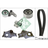 Water pump and timing belt set