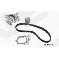 Water pump and timing belt set