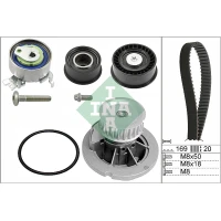 Water pump and timing belt set