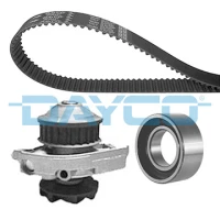 Water pump and timing belt set