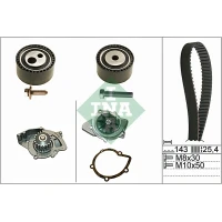 Water pump and timing belt set