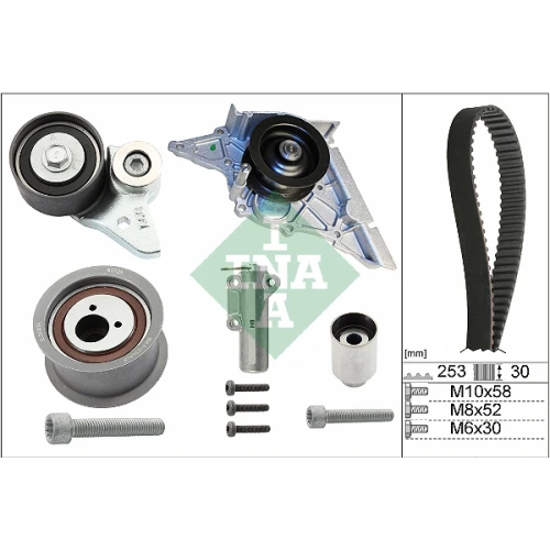 WATER PUMP AND TIMING BELT SET - 0