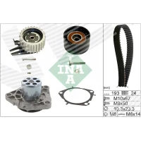 Water pump and timing belt set