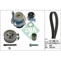 Water pump and timing belt set