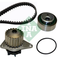 Water pump and timing belt set