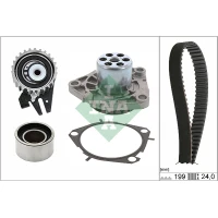 Water pump and timing belt set