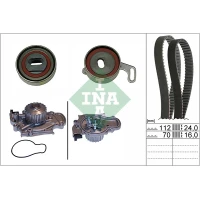 Water pump and timing belt set