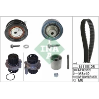 Water pump and timing belt set