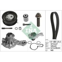 Water pump and timing belt set