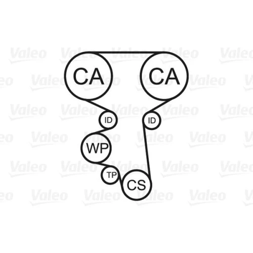 WATER PUMP AND TIMING BELT SET - 1