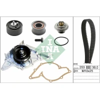 Water pump and timing belt set