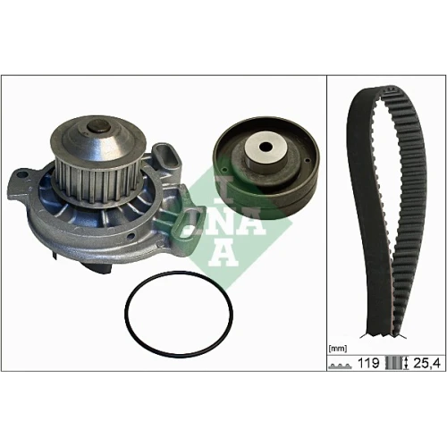 WATER PUMP AND TIMING BELT SET - 0