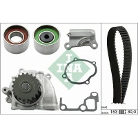 Water pump and timing belt set